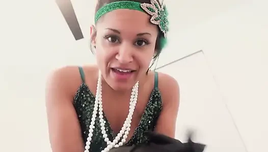 Fantasi mesum Calisa Bliss ' si cewek seksi 20-an didominasi sama raksasa 4k - pov!