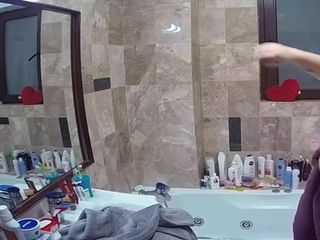 kıvrımlı kız duş