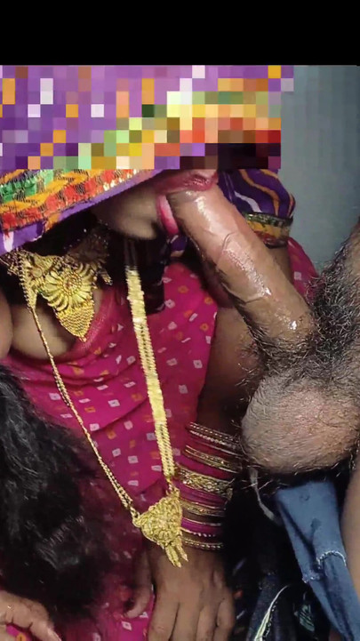 Powerful moment from "hot sexy sali's jija new year red saree suhag rat sex whole night pussy fuck"