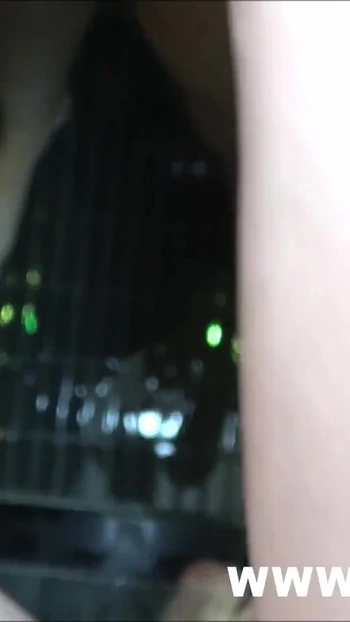 Powerful moment from "My first squirting video!! Spontaneously squirted during doggy in the steam sauna!!"