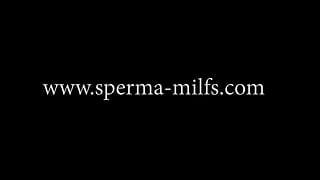 Sperma festival för obehindrad sperma -milf Julia - 40515