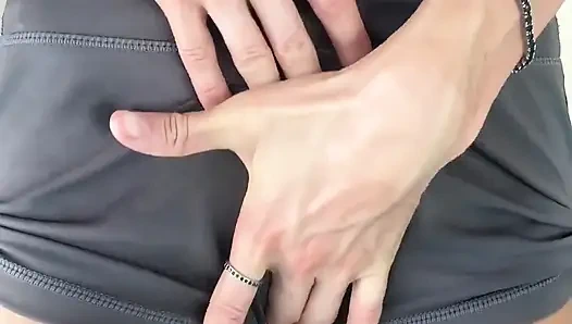 Solo Pussy Shaving and Teasing