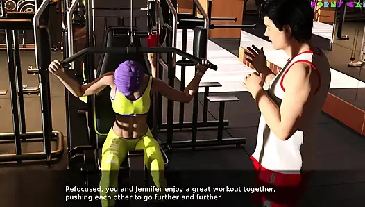Orta yaşlı seksi kriz v0.25 - spor salonunda hakimiyetini gösteriyor (2)