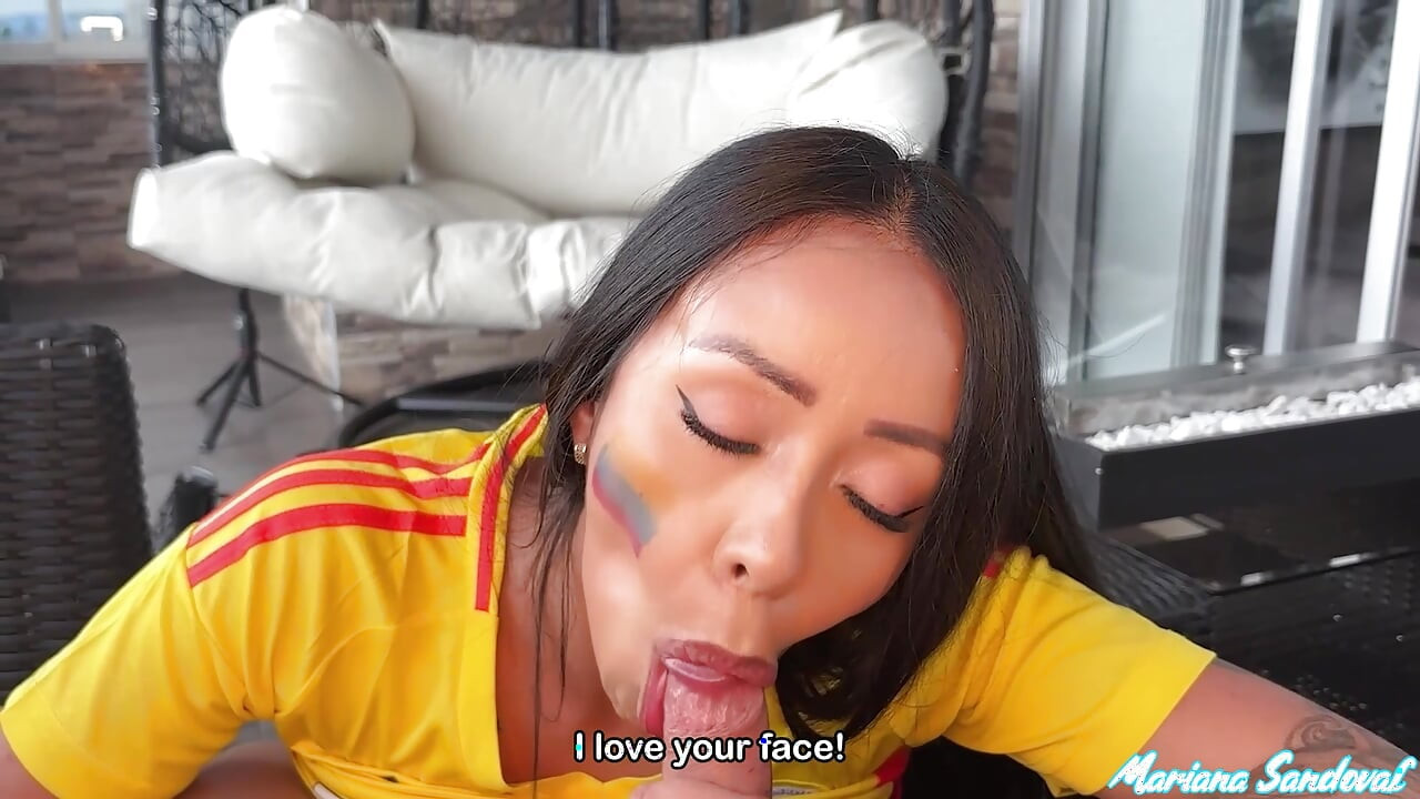 WORLD CUP 2026 Colombian takes off his PANINI and fucks him before Football - Mariana Sandoval