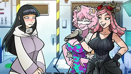 Mei's Project - Naruto's Voluptuous Hinata Hyuga Testing the Great Invention of Beautiful Mei