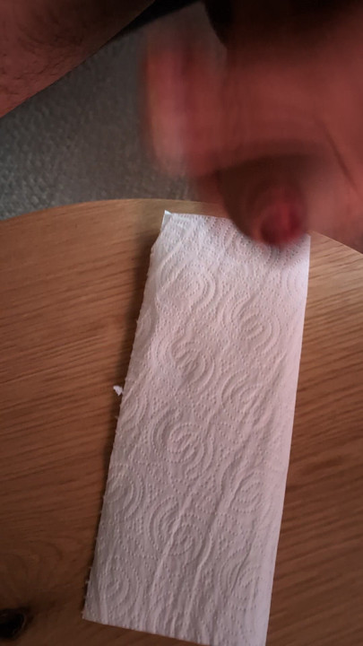 Jerking off + cumshot