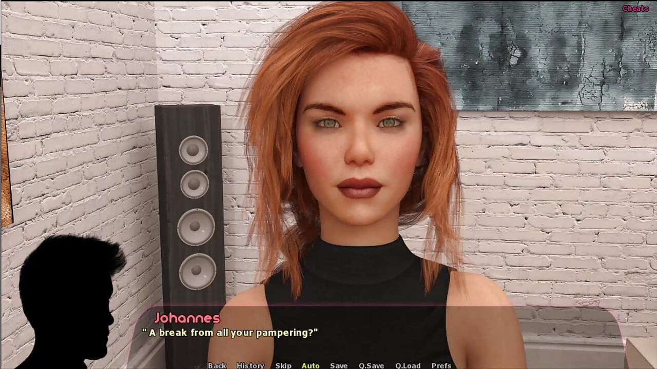 Haley Story # 5 - Johannes cố gắng chơi với âm hộ của Haley
