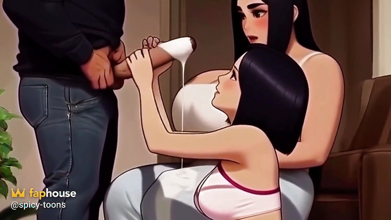 Hentai MILF's Stepmom Likes to Watch