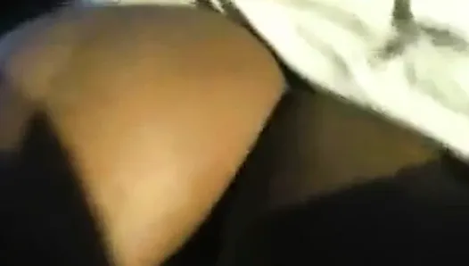 Ebony BBW with giant tits (bad quality)