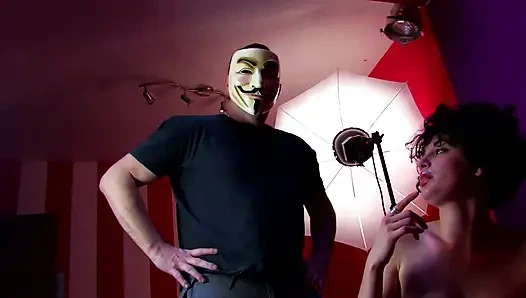 Petite girl double penetrated ass fucking