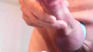 Senior 69 Year old cum with cock ring