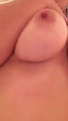 Brunette wife shower 2