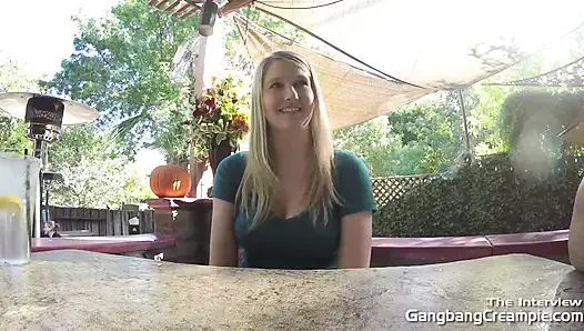 Sommer interview vor ihrem blowbang