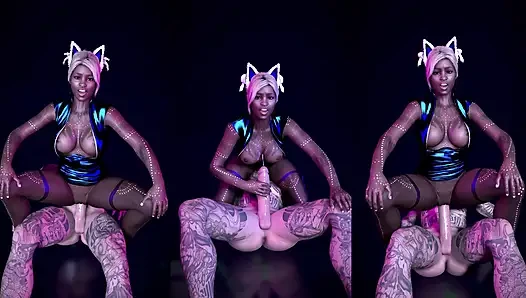 Gece Kulübünde, Sıcak Mela Büyük Beyaz Penis Tarafından Sevişiyor