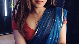 Cammodel badgirllhr w sari