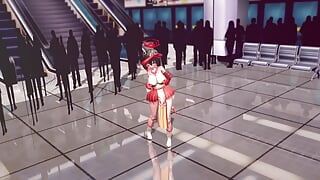 Mmd R-18 anime meisjes sexy dansclip 52