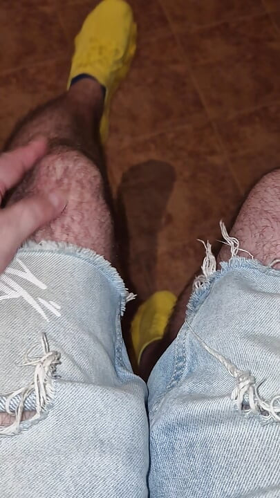 Moans and semen in an underground store warehouse