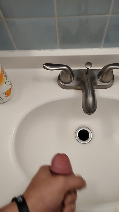 Solo big dick cum