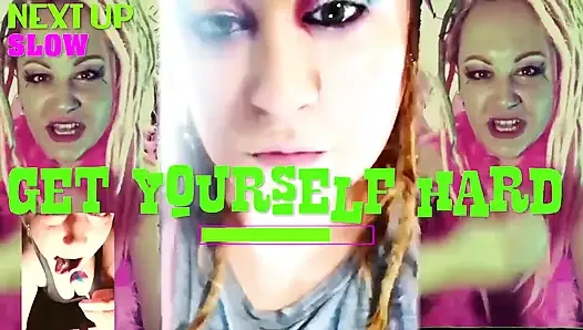 İkinci bir ekrana sakso pornosu koy ve Tanrıça Lana ile birlikte takip et