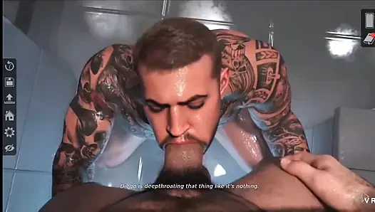Be Submissive to the massive dick in the gym of men.