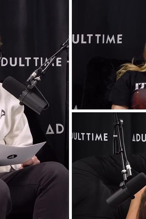 Gizelle Blanco ve Anna Claire Feromonları Bulutlar, Makaslama ve Çalı | Adult Time Podcast
