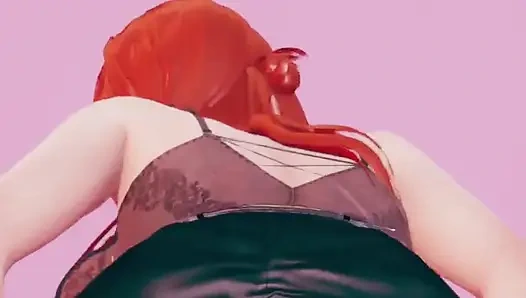 MILF-stiefmutter kämpft mit ihrem dicken arsch bis zum creampie