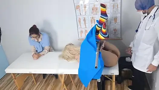 Stepmother Takes Stepdaughter to the Gynecologist for the First Time!