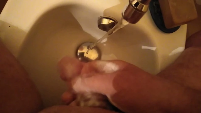 I clean my cock