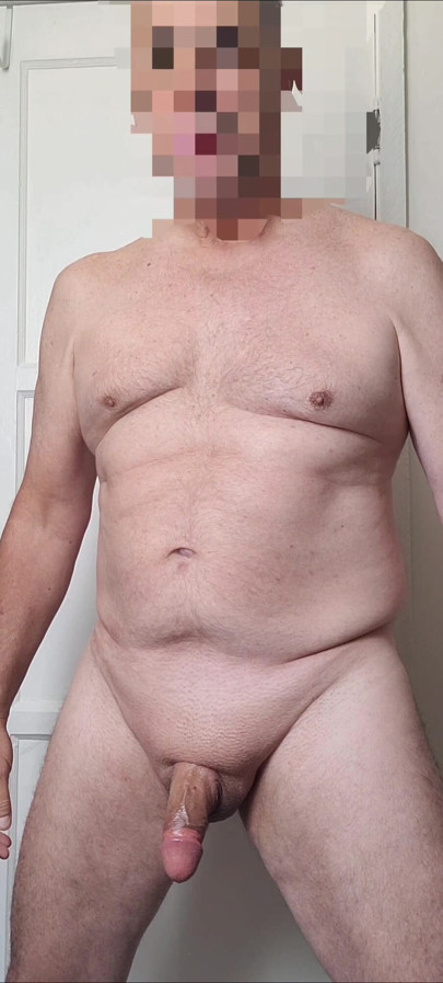 Exhibitionist eating my own cum (again) while you watch