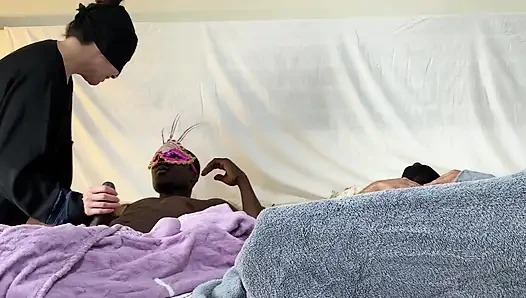 BBC Slut White Wife Gets Her Ass Stretched by Husband and Big Black Cock Part 1