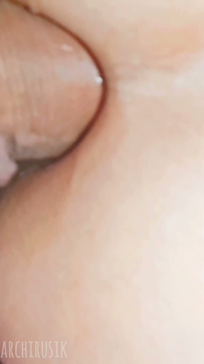 Cute boy fucked by a big dick to cum right in the ass without a condom! | Clip 1
