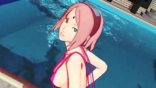 Sakura haruno dançando pornô