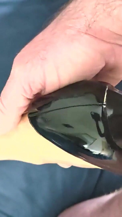 She only reaches for those Juliet black patent heels (size 36) when she has a plan. | Clip 1