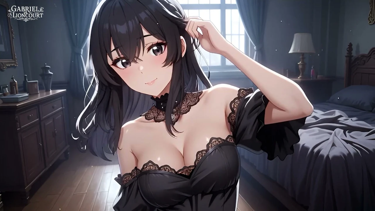 Goth Girl Fan Fucks Rockstar Backstage  - Hentai