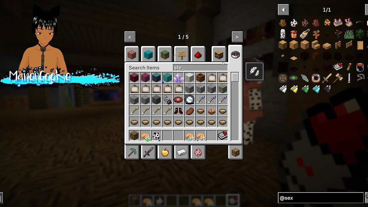 Minecraft Sexcraft The Jenny Mod  - Seeing what Cassie has to offer with her massive tits