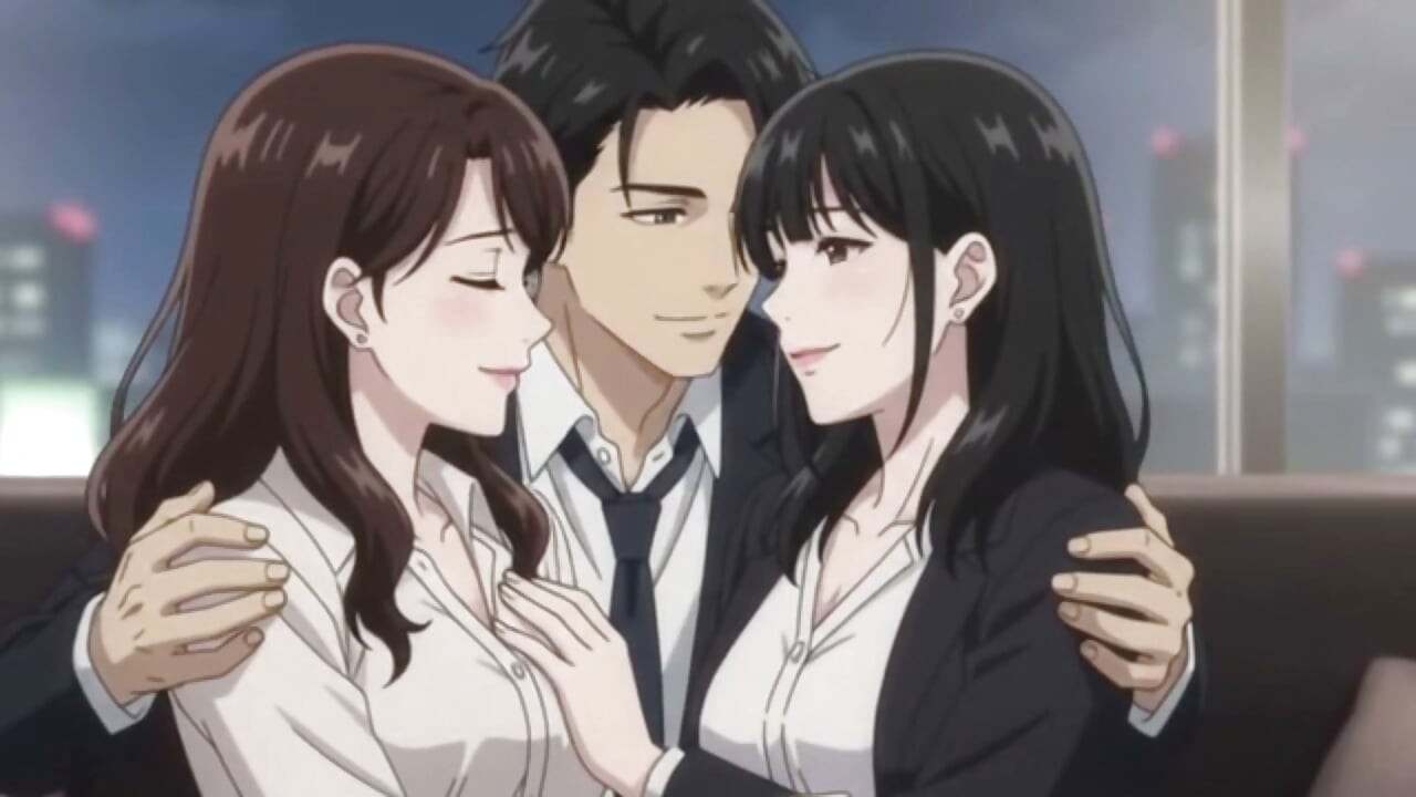 Boss's wife catch him with secretary and join them for threesome