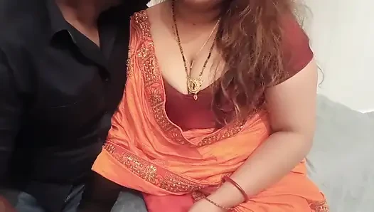 Young boy meet his stepmom