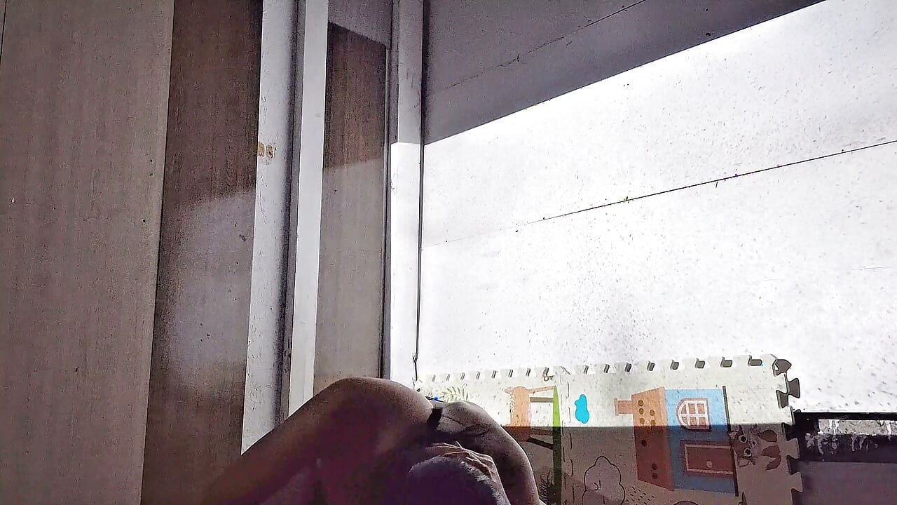 My roommate Pinay moans softly after class! Sex in the dark