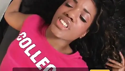 Ebony College Babe Sydnee Capri Was Invited to Visit Office of Dean of Admissions