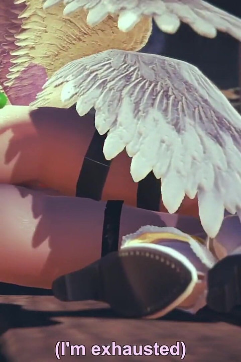애널 비드를 따먹는 Angewomon : 디지몬 헨타이 패러디
