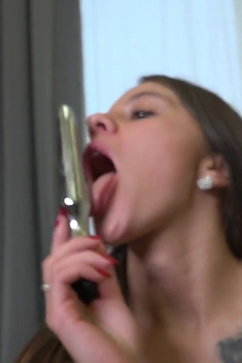 My Stepdaughter Plays with a Silver Dildo