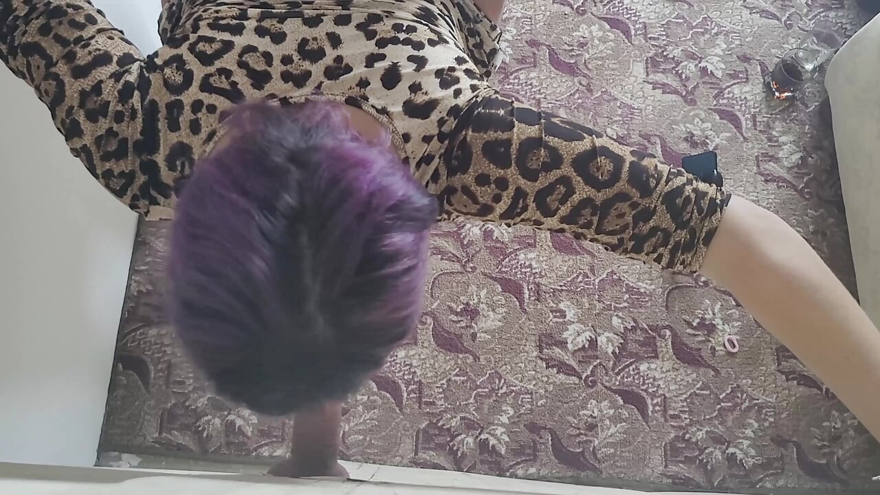 The husband took his wife to a glory hole.