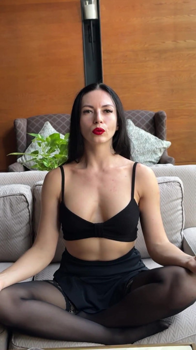 Brat Domme Mindfuck Meditation - Brainwash & Ruin Your Cock in Lotus Pose | Clip 2