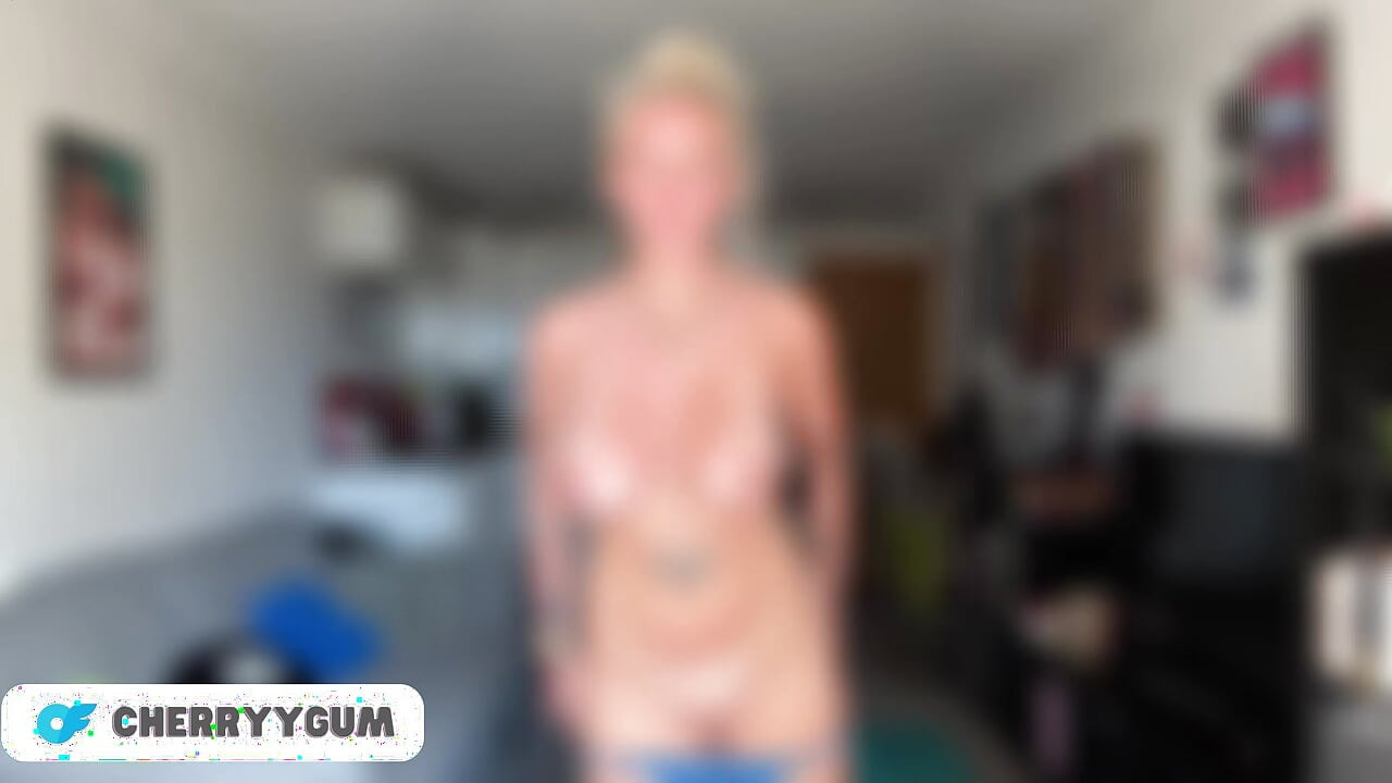 NUDE Bikini Try-on Haul with 18 year old British Teen with HUGE TITS