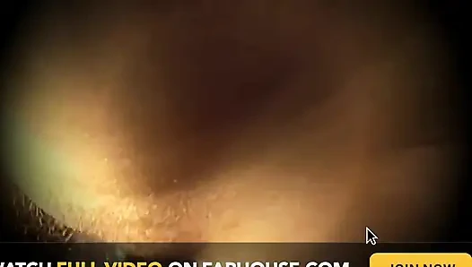 Горячую девушку с огромными сиськами трахнули и камшот в киску от большого черного члена