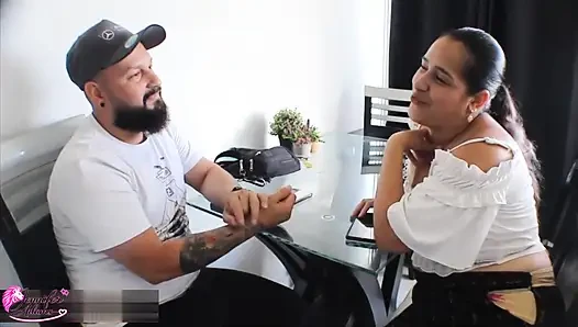 Tetangga terangsang saya memenuhi fantasinya dan membiarkan semua penisku dimasukkan dan saya membuatnya crempie- Porno dalam bahasa Spanyol