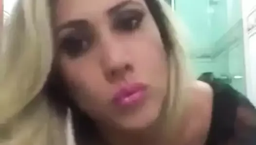 Shemale Slut Video horny selfie