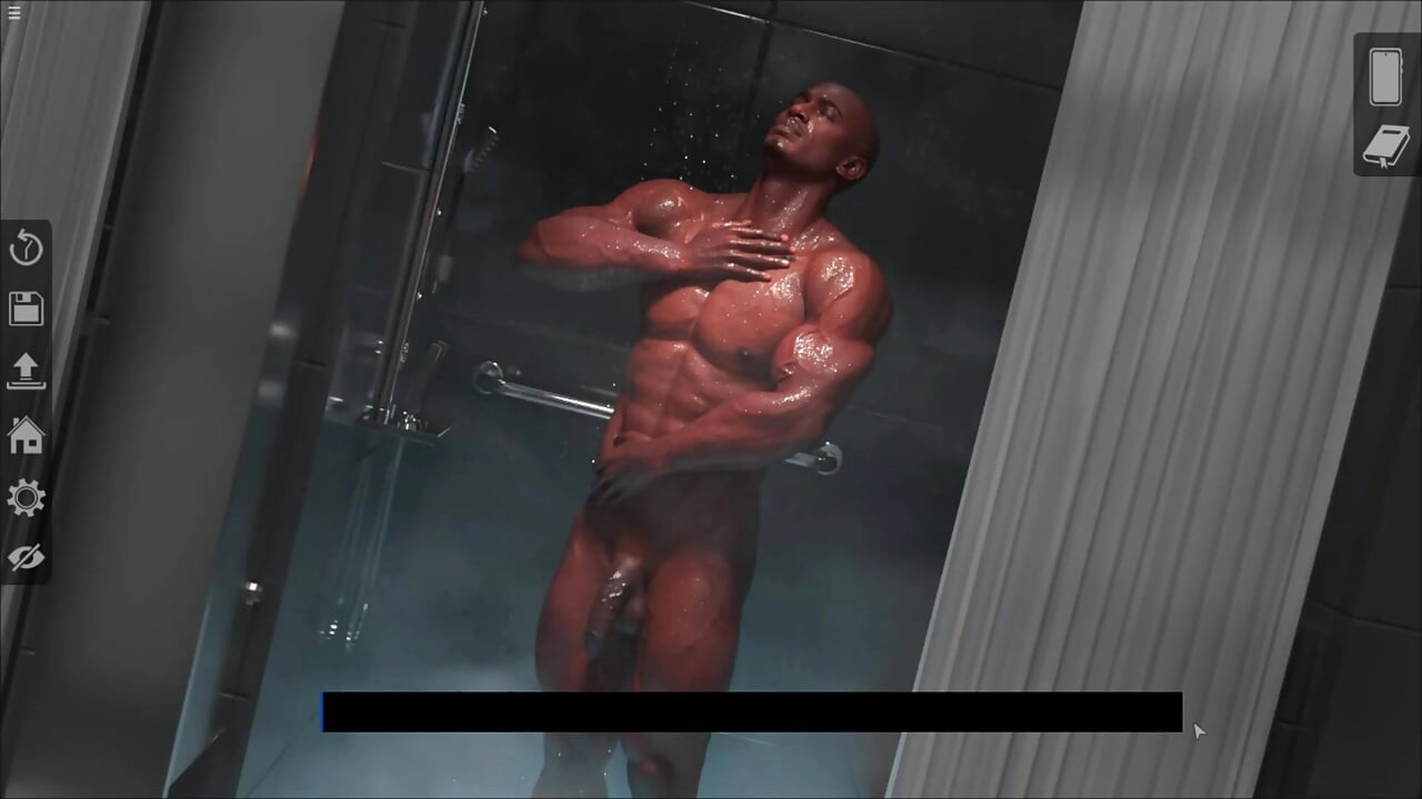 Gay Sam Caught BBC Gay Naked Then He Masturbating In Shower
