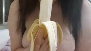 Šukání s banánem