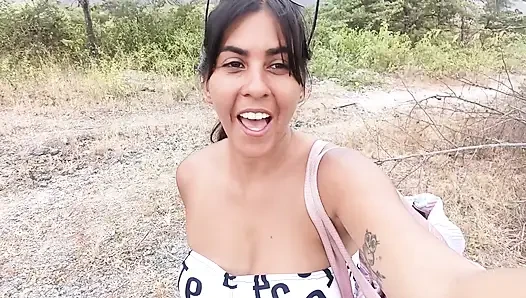 What great lesbian sex in the countryside between a busty stepmother and a curvy stepdaughter